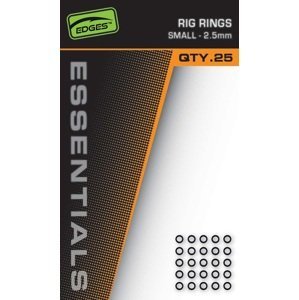 Fox krúžky edges essentials rig rings 25 ks - 2,5 mm