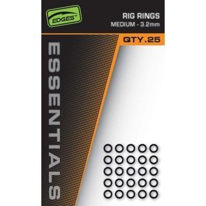 Fox krúžky edges essentials rig rings 25 ks - 3,2 mm