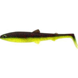 Westin gumová nástraha bullteez shadtail black chartreuse - 7,5 cm 4 g 3 ks