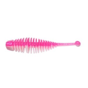 Berkley gumová nástraha powerbait naiad pink white 7 cm