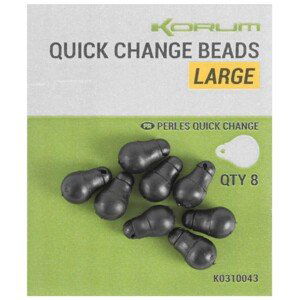 Korum zarážky quick change beads 8 ks - large