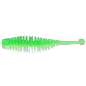 Berkley gumová nástraha powerbait naiad spring green white - 5 cm 10 ks