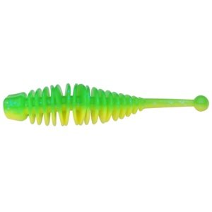 Berkley gumová nástraha powerbait power naiad spring green sunshine yellow - 3 cm 12 ks