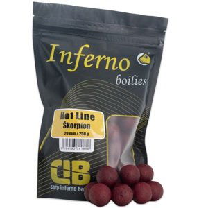 Carp inferno boilies hot line škorpion - 250 g 20 mm