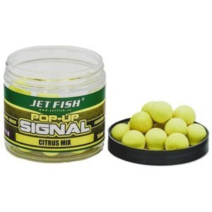 Jet fish plávajúce boilie signal pop up citrus mix - 60 g 16 mm