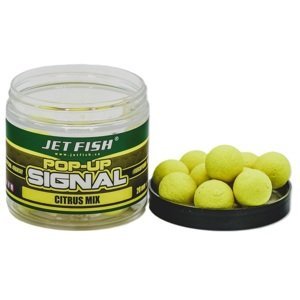Jet fish plávajúce boilie signal pop up citrus mix - 60 g 20 mm