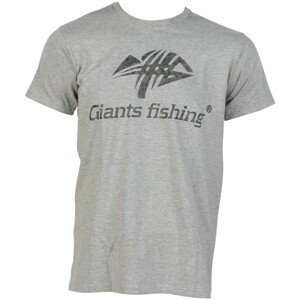 Giants fishing tričko pánské šedé camo logo - xxxl