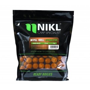 Nikl hotové boilie attractive devill krill - 3 kg 20 mm