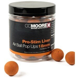 Cc moore plávajúce boilie pro-stim liver air ball pop ups - 18 mm 35 ks