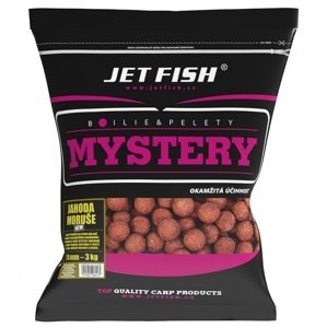 Jet fish boilie mystery jahoda/moruša new 3 kg - 24 mm