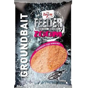 Carp zoom krmítková zmes feeder zoom 1 kg - jahoda ryba robin red