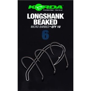 Korda háčiky longshank beaked barbed 10 ks - veľkosť 6