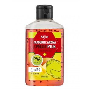 Carp zoom booster favourite aroma liquid pellet plus 200 ml - mango
