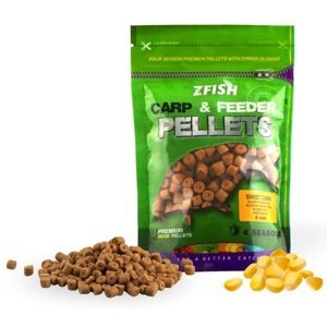 Zfish chytacie pelety carp & feeder pellets 8 mm 200 g - sweet corn