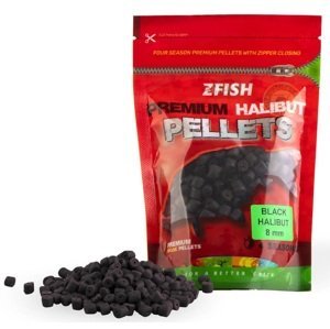 Zfish chytacie pelety premium halibut pellets black halibut 200 g - 8 mm