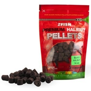 Zfish chytacie pelety premium halibut pellets black halibut 200 g - 14 mm
