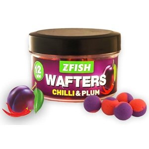 Zfish vyvážené boilies balanced wafters 20 g 12 mm - chilli-plum