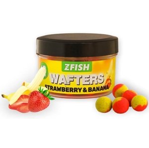 Zfish vyvážené boilies balanced wafters 20 g 12 mm - strawberry-banana