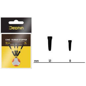 Delphin stoper cone rubber stopper 8 ks - 8 mm