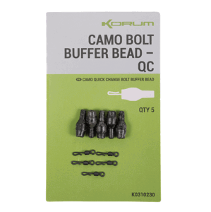 Korum závesky camo bolt buffer bead qc 5 ks