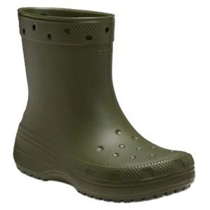 Crocs čižmy classic rain boot army green - 37-38