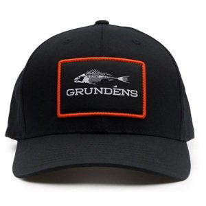 Grundéns šiltovka fish bones trucker 312 black/charcoal