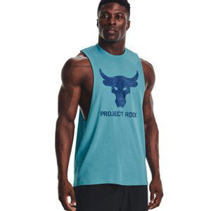 UNDER ARMOUR PROJECT ROCK-UA PROJECT ROCK BRAHMA BULL TANK-BLU Modrá S