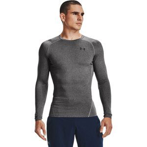 UNDER ARMOUR-UA HG Armour Comp LS-GRY Šedá XL