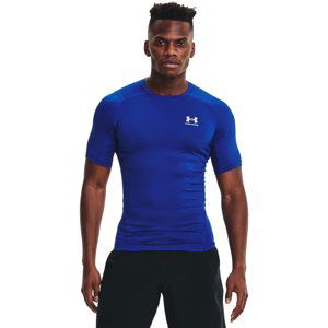 UNDER ARMOUR-UA HG Armour Comp SS-BLU Modrá M