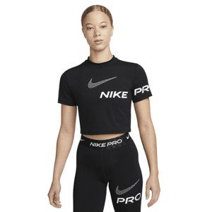 NIKE-W NP DF GRX SS CROP TOP-Black Čierna M