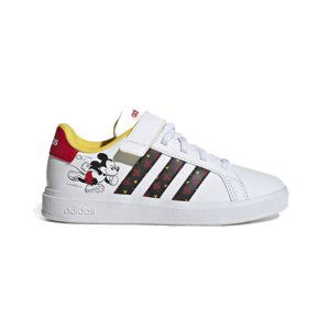 ADIDAS-Grand Court Mickey cloud white/core black/better scarlet Biela 35