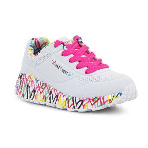 SKECHERS-Uno Lite Lovely Luv white/pink Biela 34