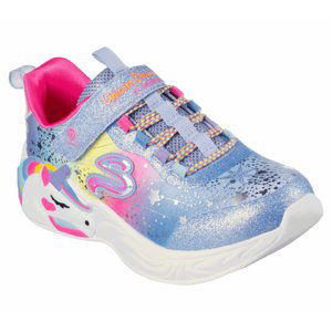 SKECHERS-S Lights Unicorn Dreams blue Modrá 35