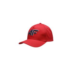 4F JUNIOR-BASEBALL CAP  M107-62S-RED Červená 45/54cm