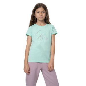 4F-TSHIRT  F387-47S-MINT Zelená 164