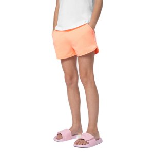 4F-SHORTS CAS  F099-64N-SALMON CORAL NEON Oranžová 158