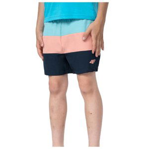 4F-BOARD SHORTS M019-35S-TURQUOISE Modrá 146/152