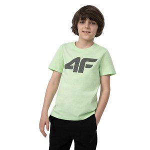 4F-TSHIRT M293-42S-LIGHT GREEN Zelená 152