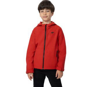 4F-SOFTSHELL JACKET M091-62S-RED Červená 152