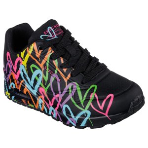 SKECHERS-Uno Highlight Love black/multi Čierna 41