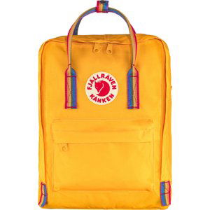 FJALLRAVEN-Kanken Rainbow Warm Yellow-Rainbow Pattern Žltá 16L