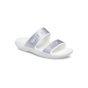 CROCS-Classic Croc Glitter II Sandal multi Strieborná 39/40