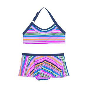 COLOR KIDS-Bikini W. Skirt - AOP, azure blue Mix 152