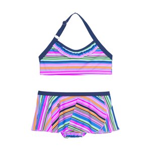 COLOR KIDS-Bikini W. Skirt - AOP, azure blue Mix 140