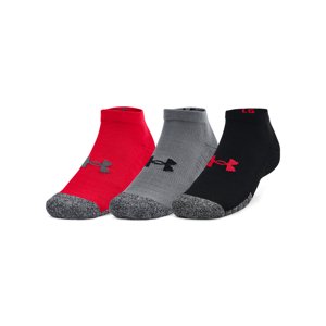 UNDER ARMOUR-UA Heatgear Low Cut 3pk-RED Červená 36/41