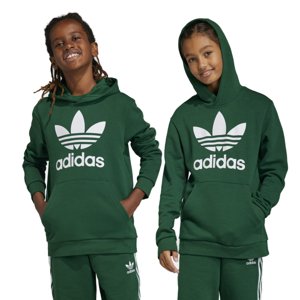 ADIDAS ORIGINALS-TREFOIL HOODIE-DRKGRN Zelená 158