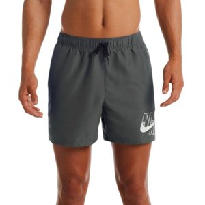 NIKE SWIM-Logo Lap 5 inch-018 Iron Grey Šedá M