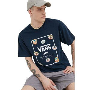 VANS-MN CLASSIC PRINT BOX-NAVY-WHITE-WATERFALL Modrá XL