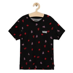 VANS-VALENTINES PRINT BOXY-BLACK Čierna M