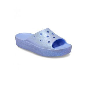 CROCS-Classic Platform Glitter Slide W moon jelly Modrá 38/39